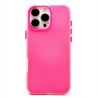 Кейс iPhone 16 Pro Max Silicone Case без логотипа (№062) розовый