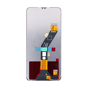 Дисплей для телефона Itel A60s/A60 (A662LM/A662L) в сборе с тачскрином Черный - Оригинал