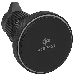 Автодержатель для телефонов магнитный Acefast D33 (с беспроводной зарядкой 15W, Qi2 в дефлектор)