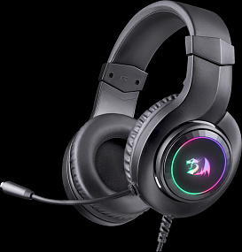 Наушники Redragon Hylas RGB полноразмерные игровые черные