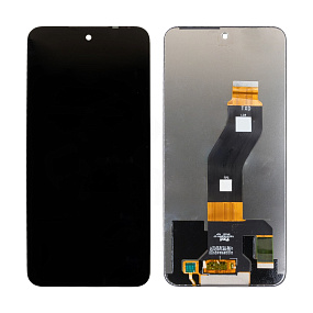 Дисплей для телефона Tecno Spark Go 2/Spark 40/Spark 40C в сборе с тачскрином Черный - Oригин 100