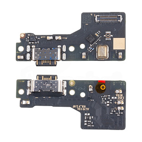 Шлейф Xiaomi Poco M6 4G/Redmi 13 4G (2404APC5FG/24040RN64Y) плата системный разъем/микрофон - Премиу