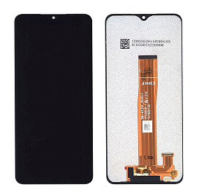 Дисплей для телефона Samsung A127F (A12 Nacho) в сборе Черный (Original REF) (KRYON) (МТ)