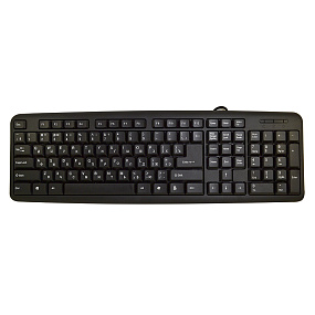 Клавиатура Defender HB-420 USB полноразмерная черная