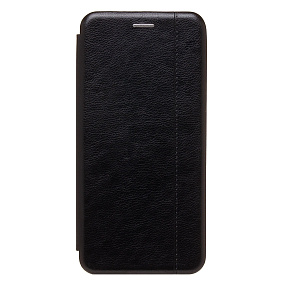 Чехол-книжка под кожу Tecno Spark 30C BC002 боковой флип черный