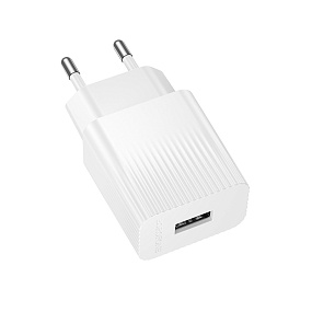 СЗУ-USB Borofone BAS71A 1 выход 2.1А белый