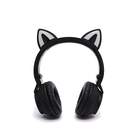 Bluetooth-наушники с ушами Borofone BO18 полноразмерные черные(УЦЕНКА)замена динамиков
