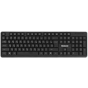 Клавиатура Defender Daily HB-162 RU USB черная