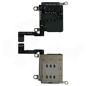 Шлейф iPhone 12 Pro Max на разъем SIM - Премиум