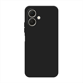 Силиконовый чехол Tecno Spark GO 2 с закрытой камерой черный