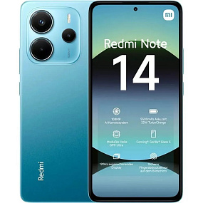 Смартфон Xiaomi Redmi Note 14 6/128Gb синий(УЦЕНКА)повр.на крышке